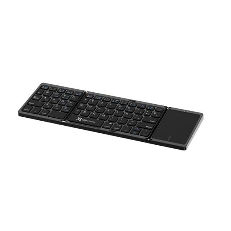 Teclado Inalámbrico Plegable con Panel Táctil, Bluetooth 5.0, Klip Xtreme KCK-650S-BK - Español 1