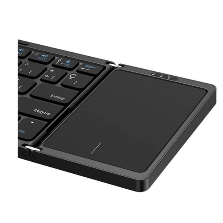 Teclado Inalámbrico Plegable con Panel Táctil, Bluetooth 5.0, Klip Xtreme KCK-650S-BK - Español 2