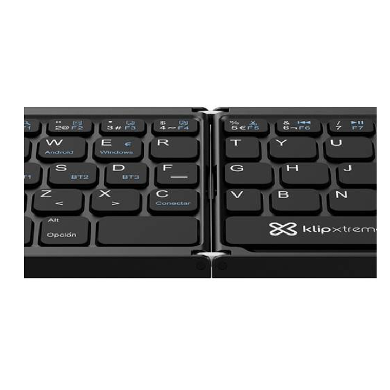 Teclado Inalámbrico Plegable con Panel Táctil, Bluetooth 5.0, Klip Xtreme KCK-650S-BK - Español 4