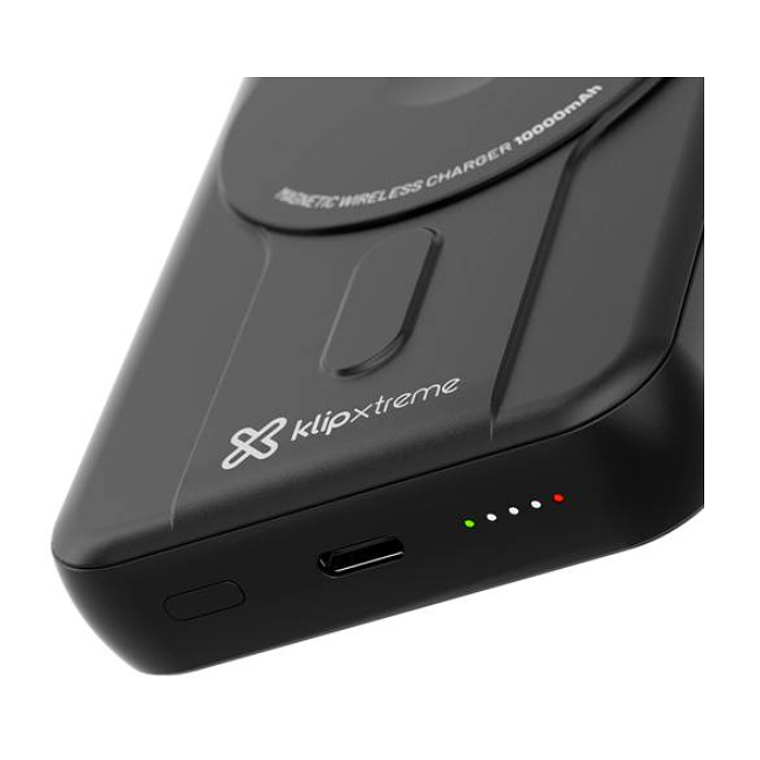 Bateria externa 10.000 mAh | Klip Xtreme KPB-600, Magnético, USB-C PD 2