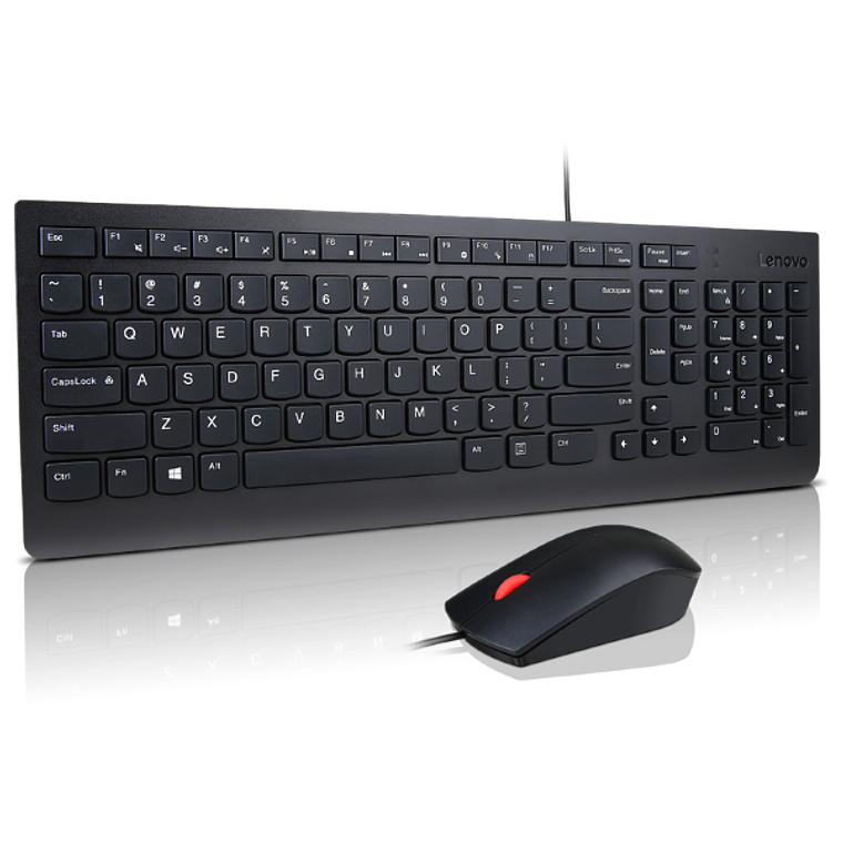 Kit Lenovo Teclado y mouse con cable esencial 1