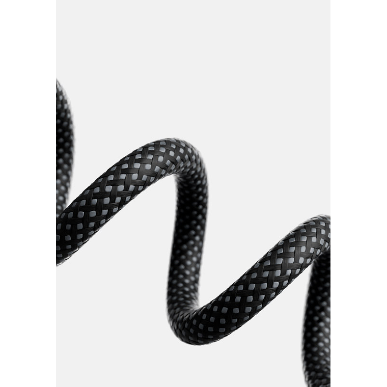 Cable USB 2.0 tipo-C macho a tipo-C macho Klip Xtreme - Black 100W Braided Fast charging 3