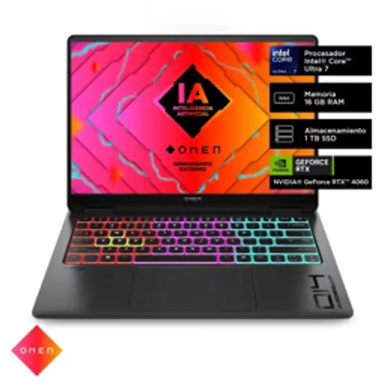 Notebook Gamer HP Omen de 14“ (Ultra 7 155H, 16GB Ram, 1TB SSD, RTX 4060, Win11) 7