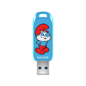 Unidad Flash 128GB USB SanDisk Smurfs Edición Limitada – Papa Pitufo
