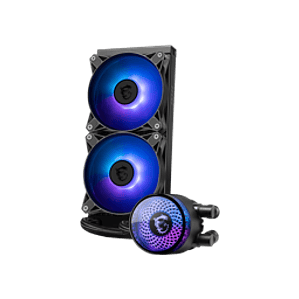 Refrigeración Líquida MSI MAG CORELIQUID A12 240 ARGB (LGA1851/AM5, 120mm x2, 2200rpm, Negro)