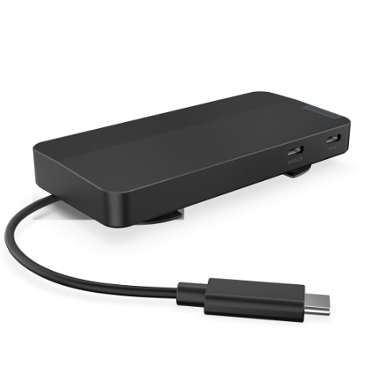 Estación de acoplamiento portátil Lenovo 40B90100IT, base para dos pantallas, USB-C, 4K, con PD de 100 W 2