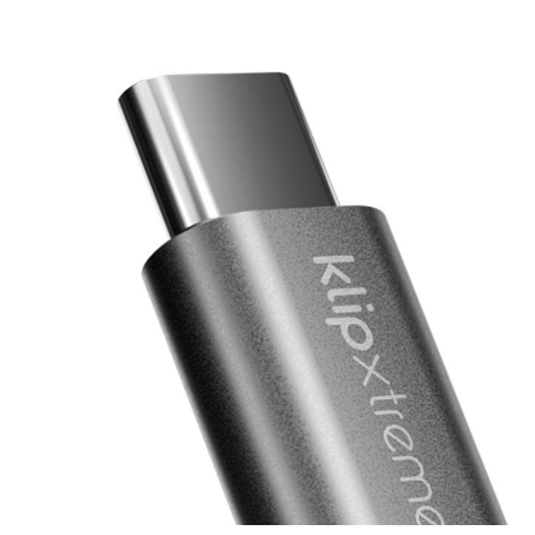 Cable USB 1.8 metros - USB-C a USB-C, negro, trenzado, carga rápida 100W, Klip Xtreme 3