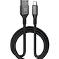 Cable USB-A a USB-C de 1 m, Carga Rápida 30W, Trenzado Resistente, Negro Klip Xtreme  - Miniatura 1