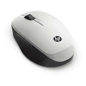 Mouse HP 300 Inalámbrico (3600dpi, Bluetooth/Dongle USB, Plateado)