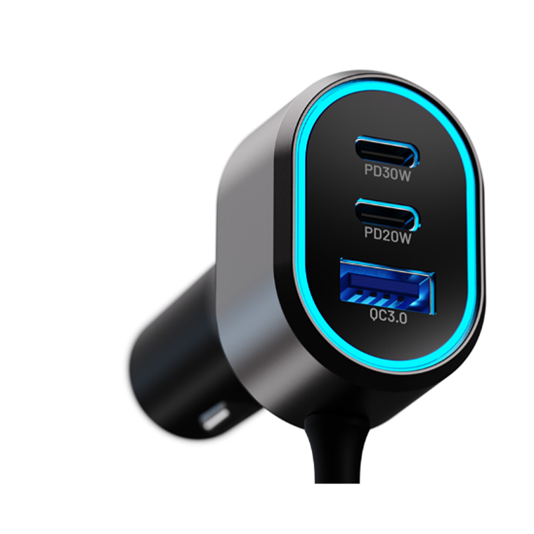 Cargador Auto Klip Xtreme KCC-100 6 Puertos 100W USB-C/USB-A, Klip Xtreme 1