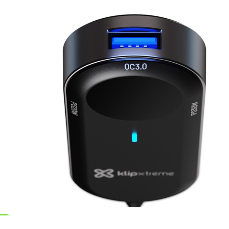 Cargador Auto Klip Xtreme KCC-100 6 Puertos 100W USB-C/USB-A, Klip Xtreme 2