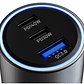 Adaptador auto140W – 2×USB-C, 1×USB-A, carga rápida para múltiples dispositivos, Klip Xtreme  - Miniatura 5