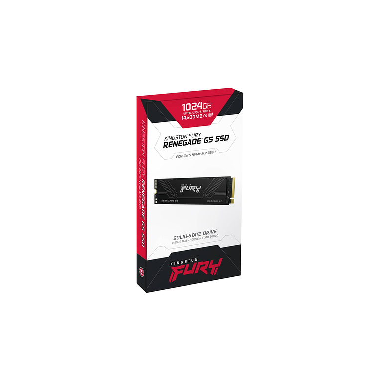 Disco duro 1TB interno SSD | Kingston FURY Renegade G5, M.2 2280, PCIe 5.0 NVMe 4