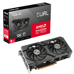 Tarjeta Video Asus Dual Radeon™ RX 7600 EVO OC Edition 8 GB GDDR6