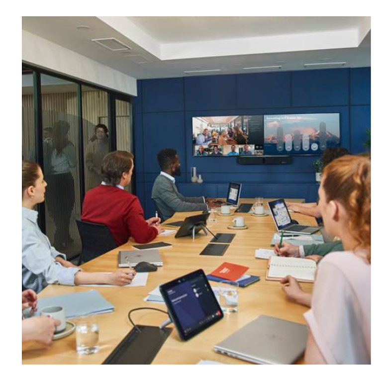 Barra de Videoconferencia 4K AI para Salas Grandes Poly Studio X72, Dual 20MP, DirectorAI, USB-C 3