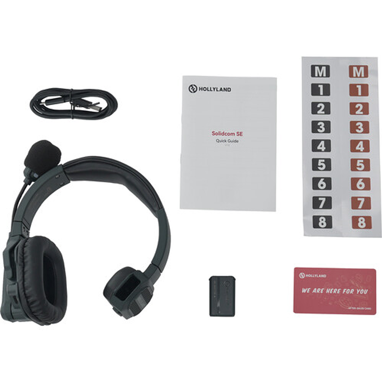  Headset Hollyland Solidcom SE Full-Duplex Wireless Single-Ear Remote 8