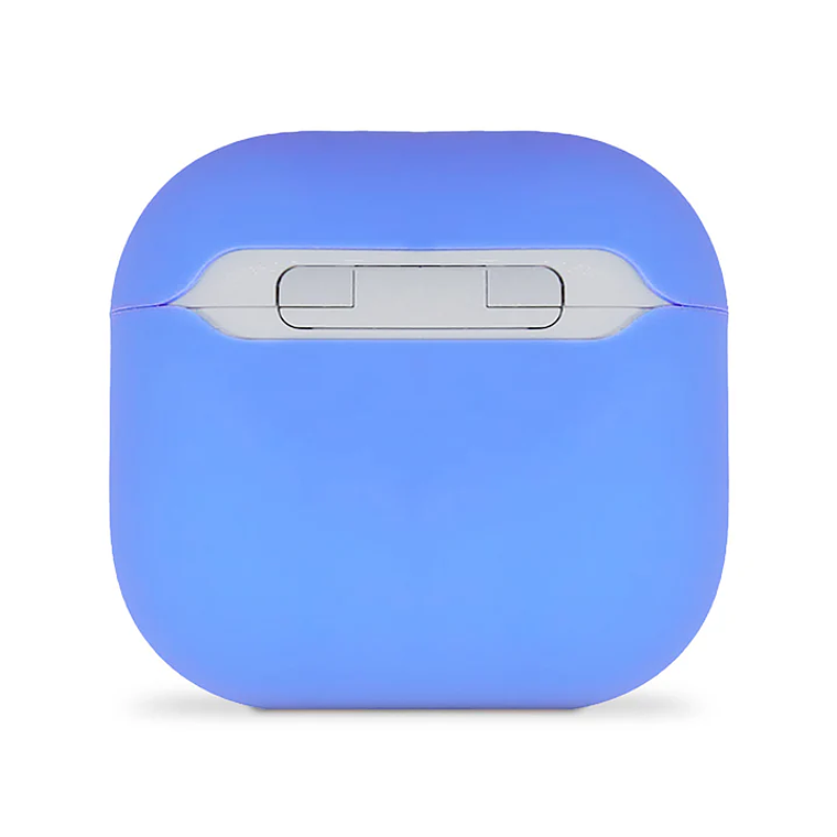 Funda silicona AirCase Pro para Airpods 4 Gen Decoded celeste 3