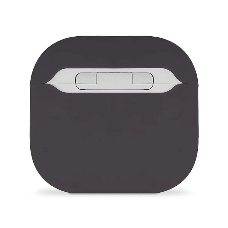 Funda silicona AirCase Pro para Airpods 4 Gen Decoded negra 3