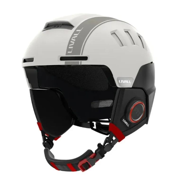 Casco inteligente esqui RS1 Talla L Livall Blanco 1