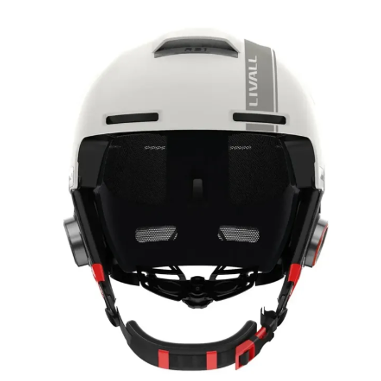 Casco inteligente esqui RS1 Talla L Livall Blanco 2