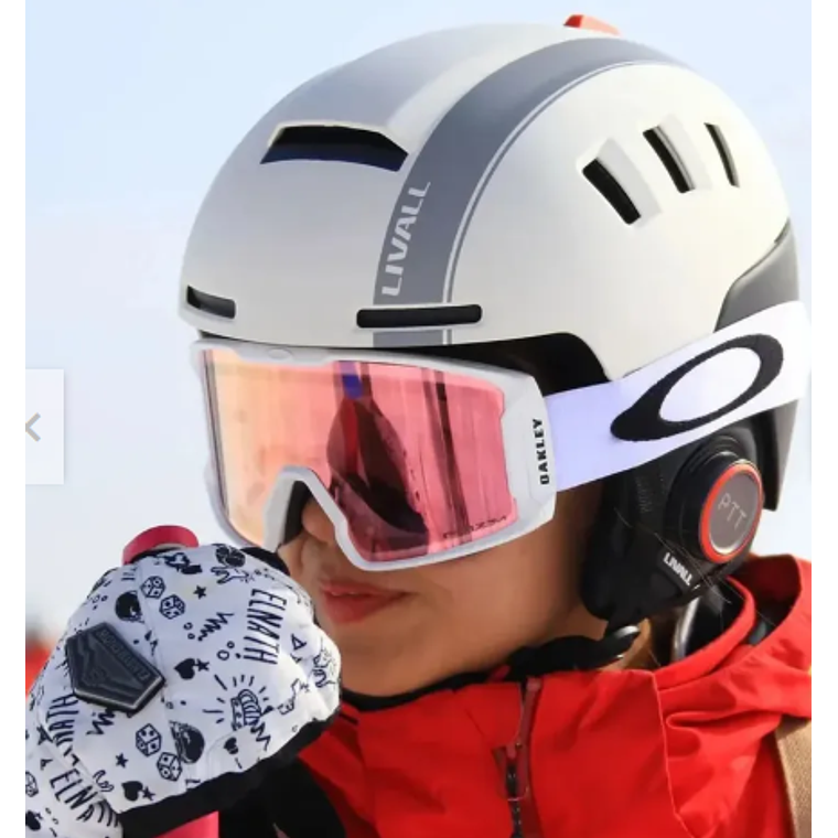 Casco inteligente esqui RS1 Talla L Livall Blanco 4