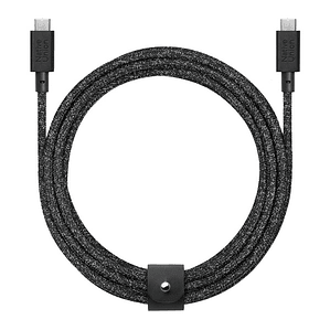 Cable USB-C a USB-C 2.4 Mt Belt para carga hasta 100W Native Union cosmos