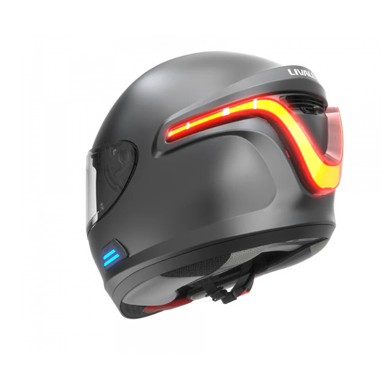 Casco inteligente moto MC1 Talla L Livall Gris 2