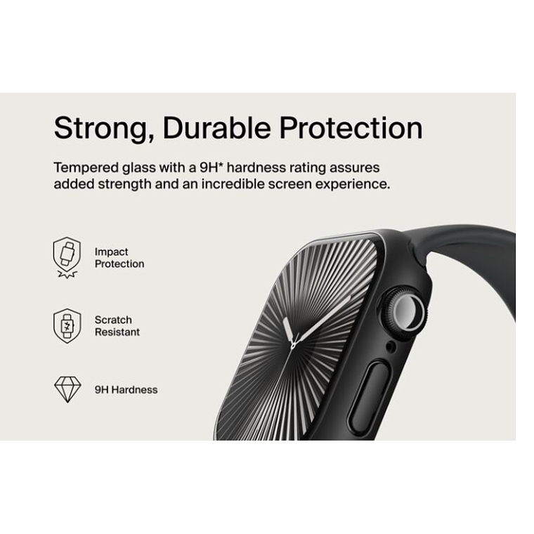 Protector de pantalla para Apple Watch Series 10 de 42 mm Belkin negro 2