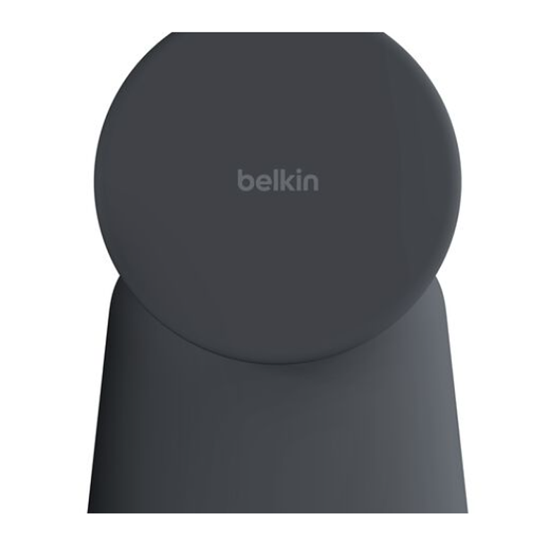 Estación de carga inalámbrica 2 en 1 con MagSafe de 15W, Belkin negra 3