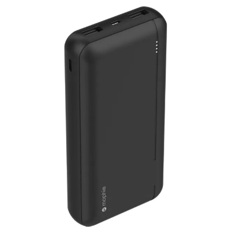 Batería 20.000 mAh 2xUSB-A 1xUSB-C 20W Mophie Essentials negra 1
