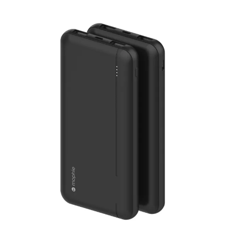 Batería 10.000 mAh 2xUSB-A 1xUSB-C 15W Mophie Essentials negra 1
