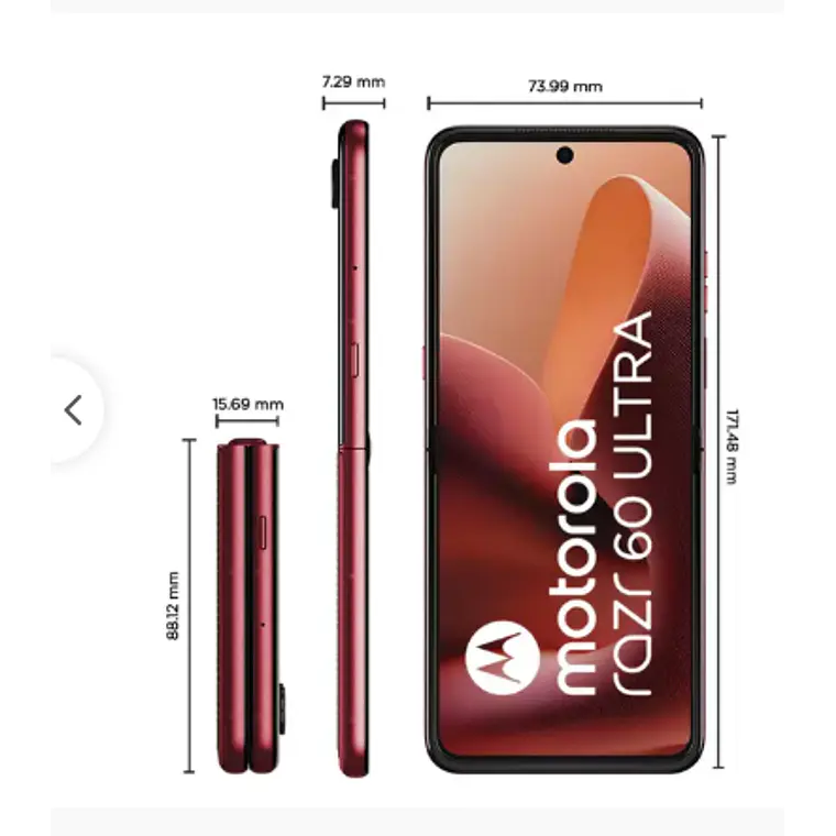  Smartphone Motorola Razr 60 Ultra (16GB + 1TB) Rojo 2