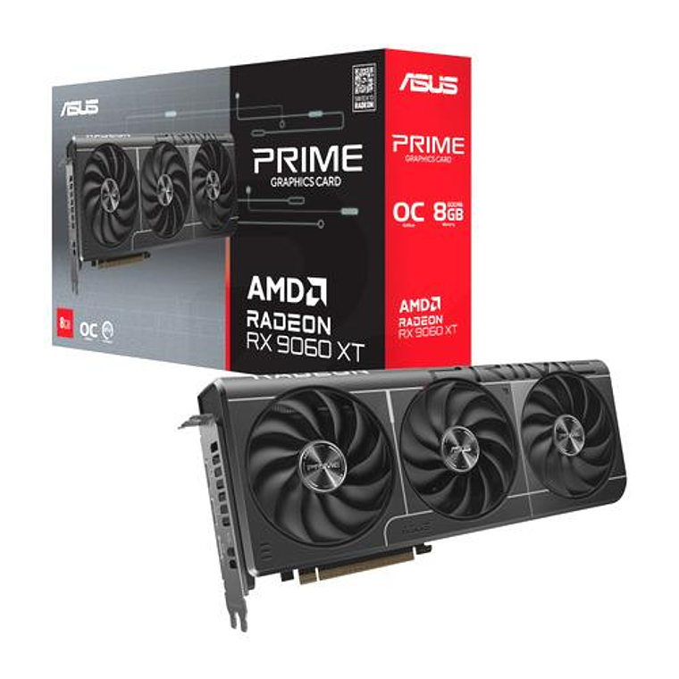Tarjeta de Video  Asus Prime Radeon RX 9060 XT 8GB GDDR6 OC Edition 1