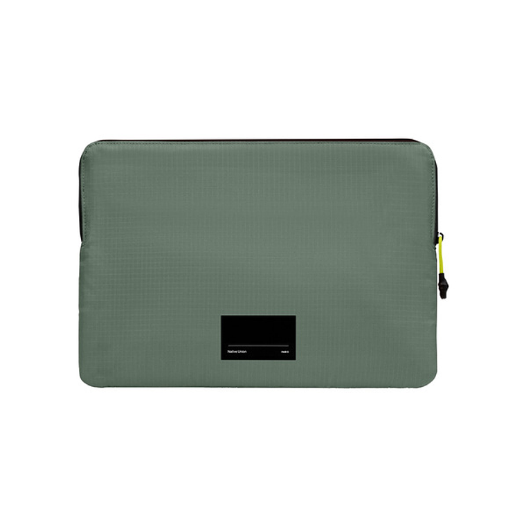 Sleeve poliéster Ultralight para Macbook 13“ Native union Slate Green 2