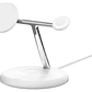Base de carga 3 en 1 BoostCharge Qi2 15W Belkin blanca - Miniatura 2