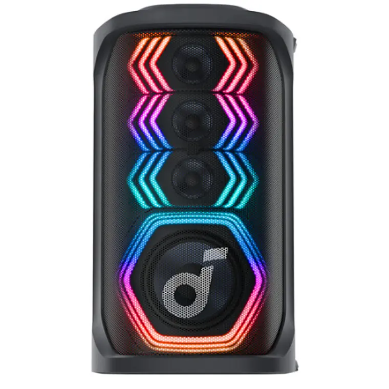 Altavoz inalámbrico para fiestas Soundcore by Anker Rave 3S AI con micrófonos inalámbricos 1