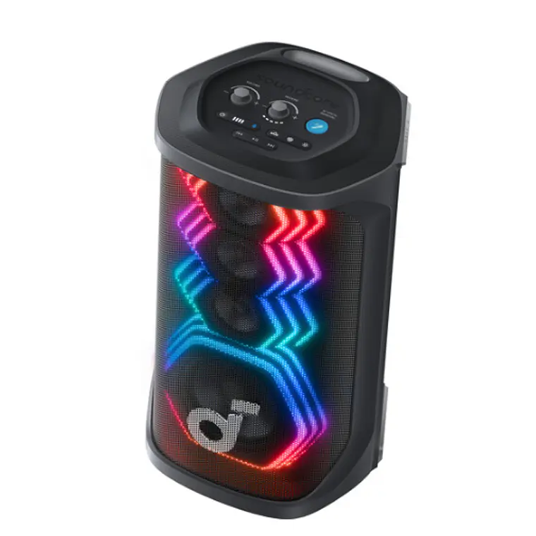 Altavoz inalámbrico para fiestas Soundcore by Anker Rave 3S AI con micrófonos inalámbricos 3