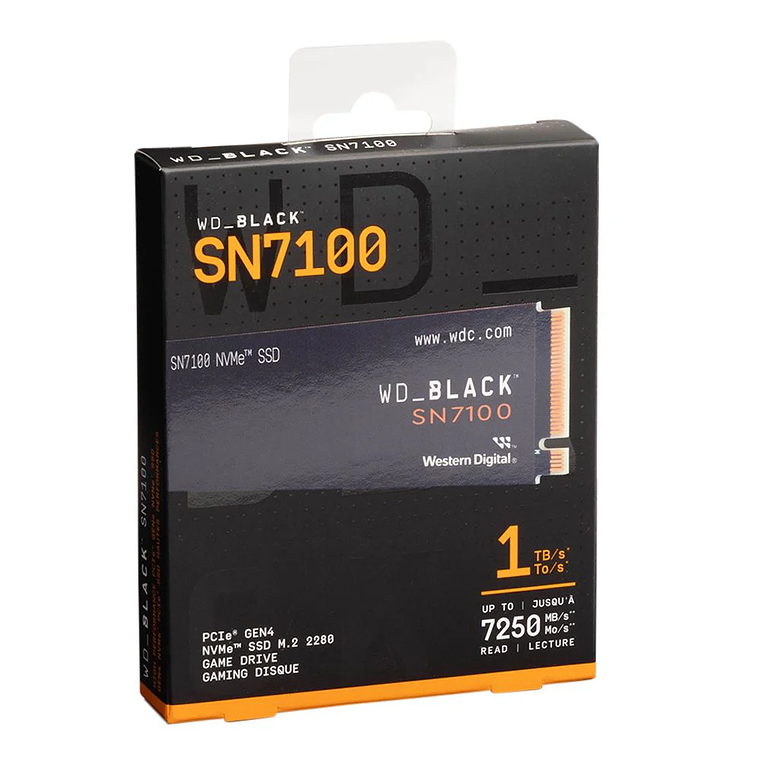 Disco duro 1TB interno SSD | Western Digital WD Black SN7100 M.2 2280 3