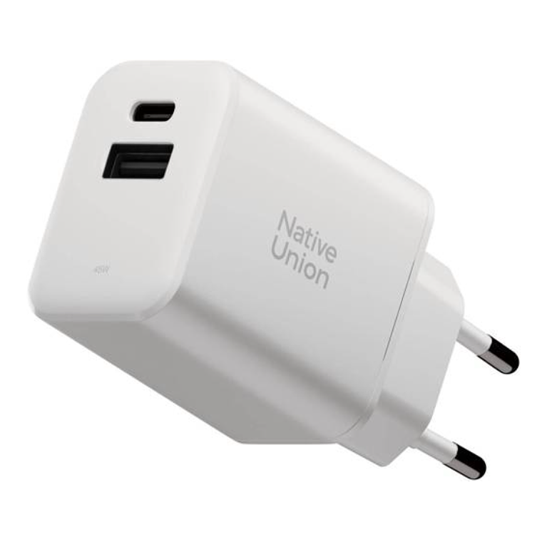 Cargador 45W con carga rápida Native Union blanco 1