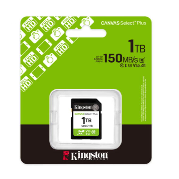 Tarjeta de memoria Flash 1TB Kingston 3