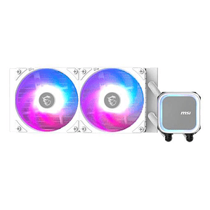 Refrigeración Líquida MSI MAG CORELIQUID A13 240 WHITE - 240mm, ARGB, Compatible con Intel y AMD