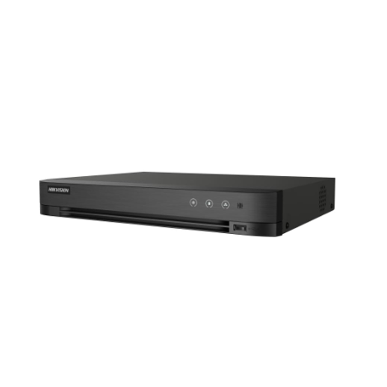 DVR AcuSense de 4 canales, 1080p, 1U, H.265, Hikvision  1