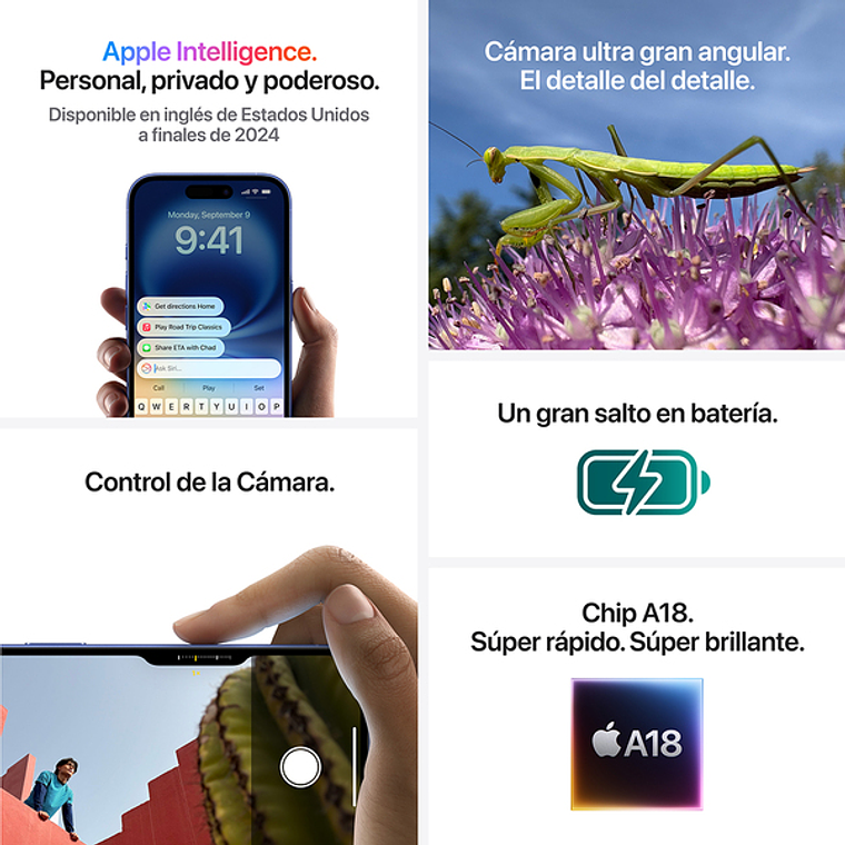 Apple iPhone 16 256GB Ultramarino 8