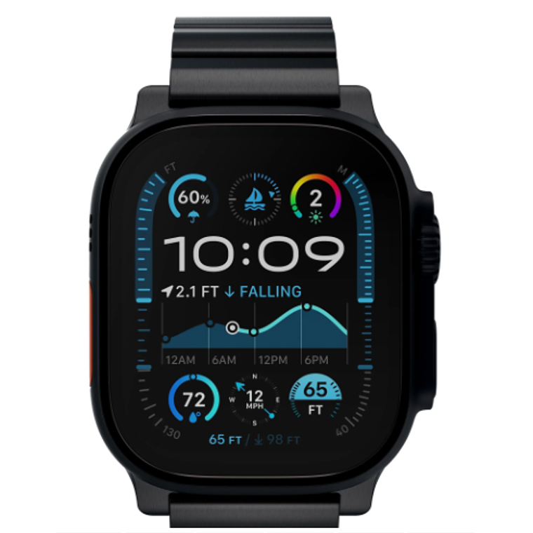 Banda para Apple Watch Ultra 1 / 2 de Titanio Negro 6