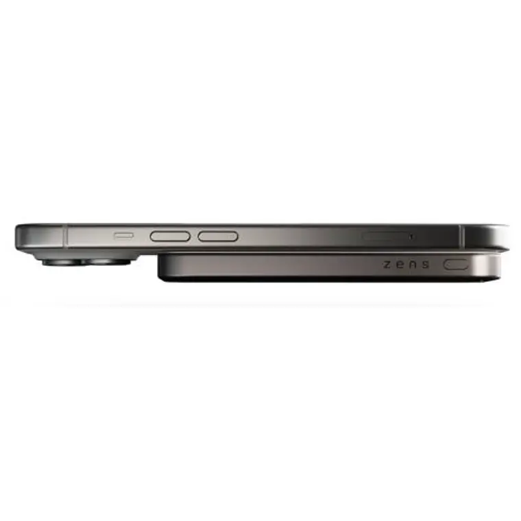 Batería 5.000 mAh carga magnetica 15W Qi2 Zens negra 3