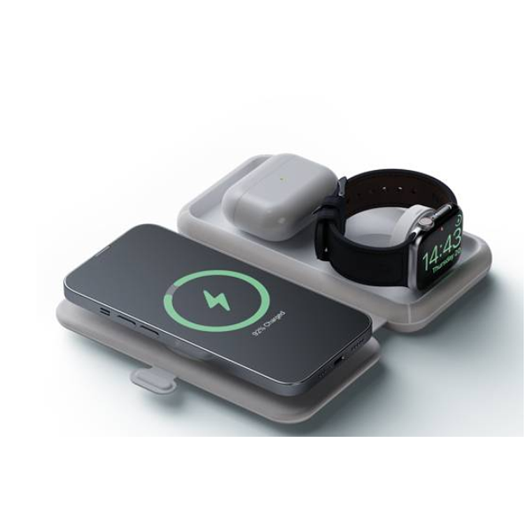 Base de carga inalámbrica 3 en 1 Xtorm blanco 2