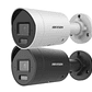 Cámara IP Tipo Bala Hikvision de 2MP (1920 x 1080), Lente de 2.8mm, IR hasta 40m, IP67, Micrófono Integrado, Color Blanco - Miniatura 2