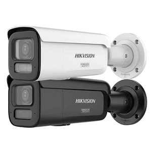 Cámara de red tipo bala varifocal motorizada ColorVu de 6 MP con luz híbrida inteligente Hikvision 