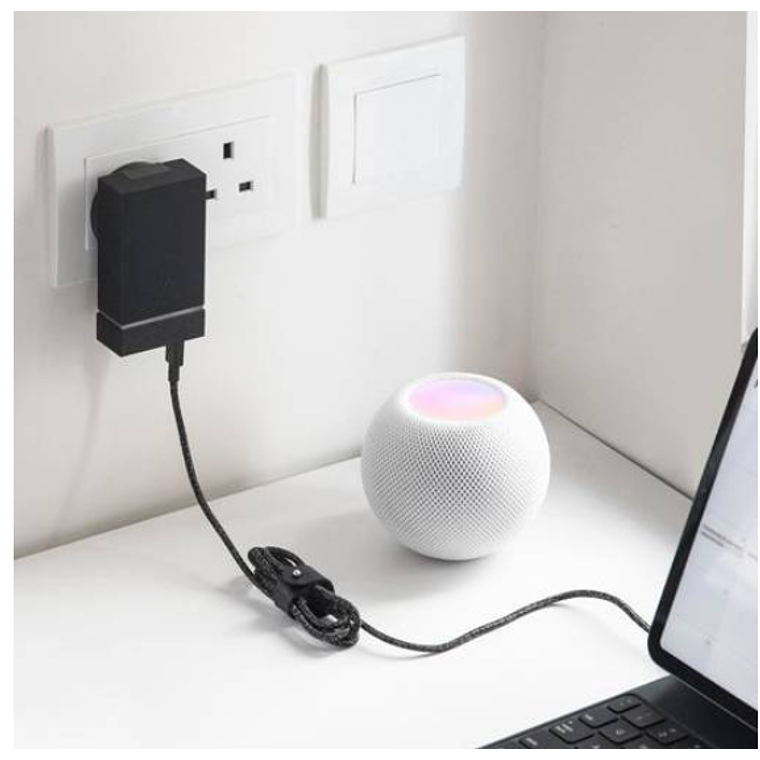 Cable USB-C a USB-C 1,2 Mt Belt Native Union Zebra 4