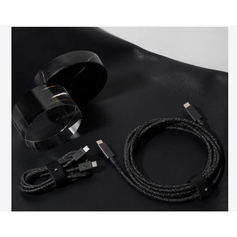 Cable USB-C a USB-C 1,2 Mt Belt Native Union Zebra 6